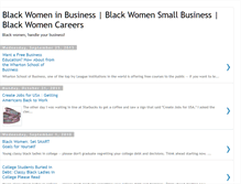 Tablet Screenshot of business.classyblacklady.com