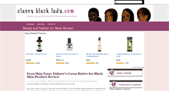 Desktop Screenshot of beauty.classyblacklady.com