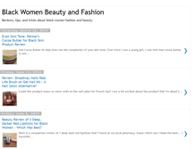 Tablet Screenshot of beauty.classyblacklady.com